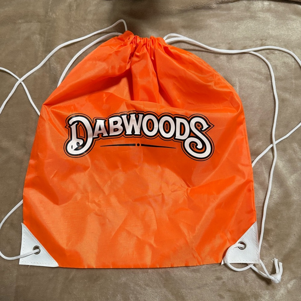 Orange Dabwoods Drawstring Bag, Casual Backpack, Cannabis, Stoner - Picture 3 of 13
